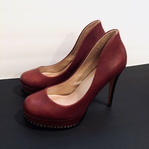 DKNY Bratz inspired red studded pumps